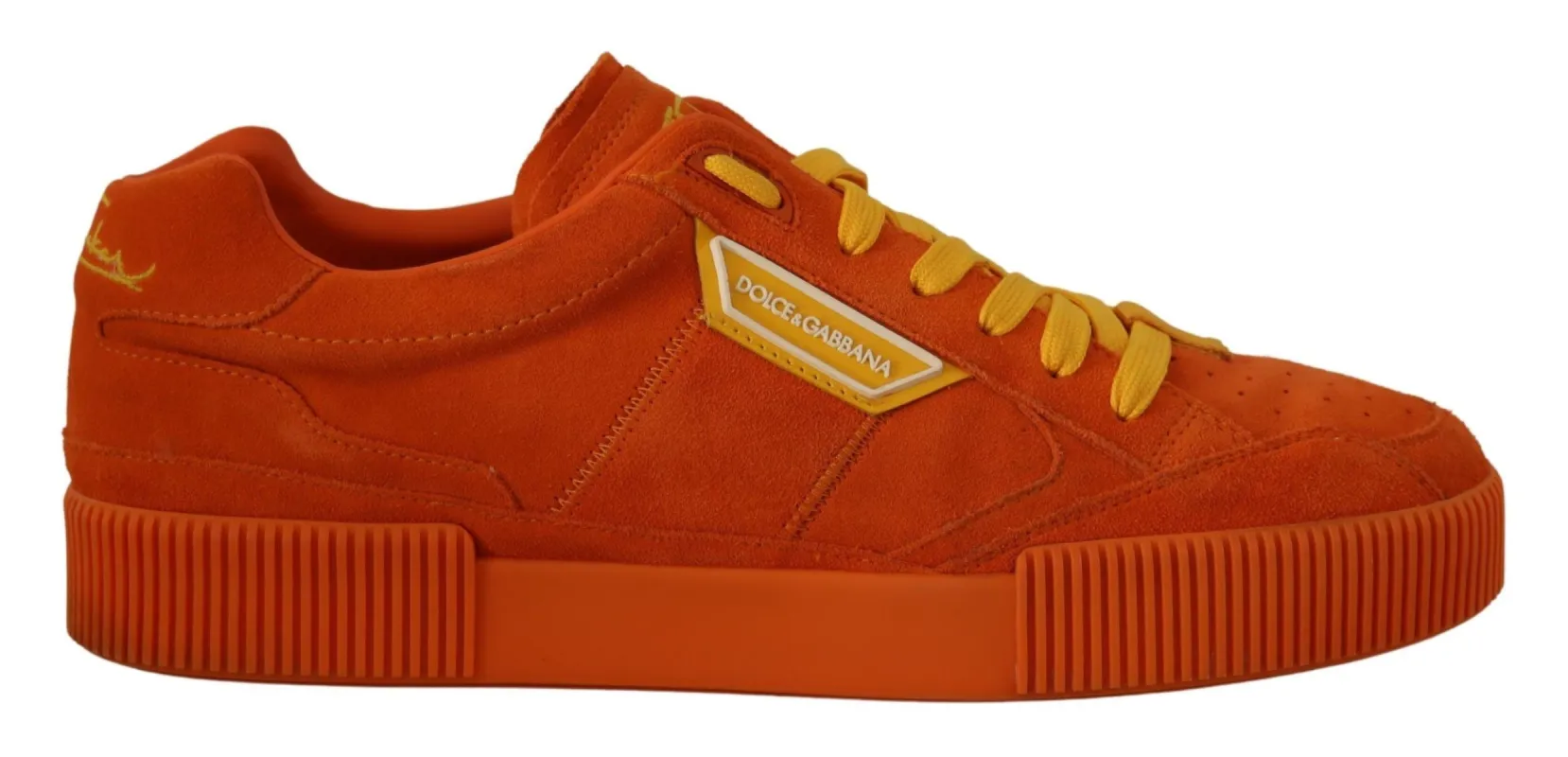 Orange Suede Italian Sneakers sold by Louxly