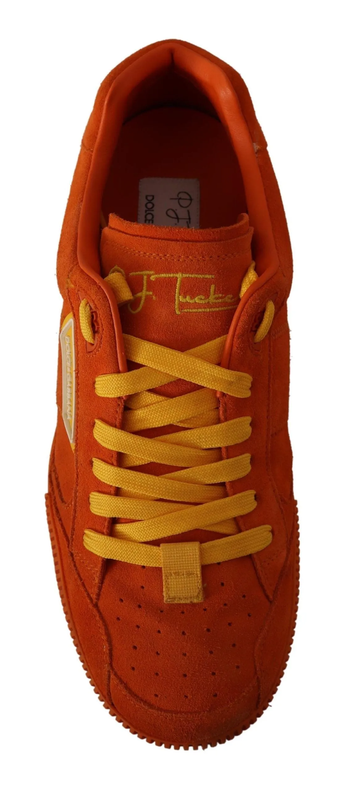 Orange Suede Italian Sneakers sold by Louxly product image thumbnail 2
