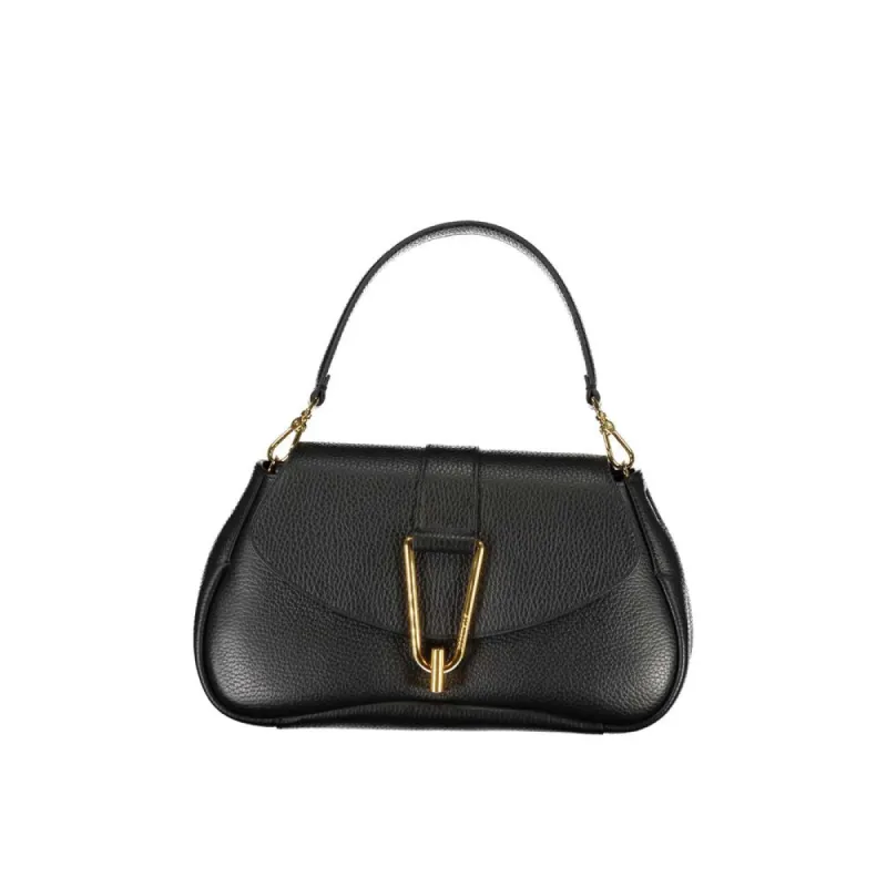 Black Leather Handbag sold by Louxly