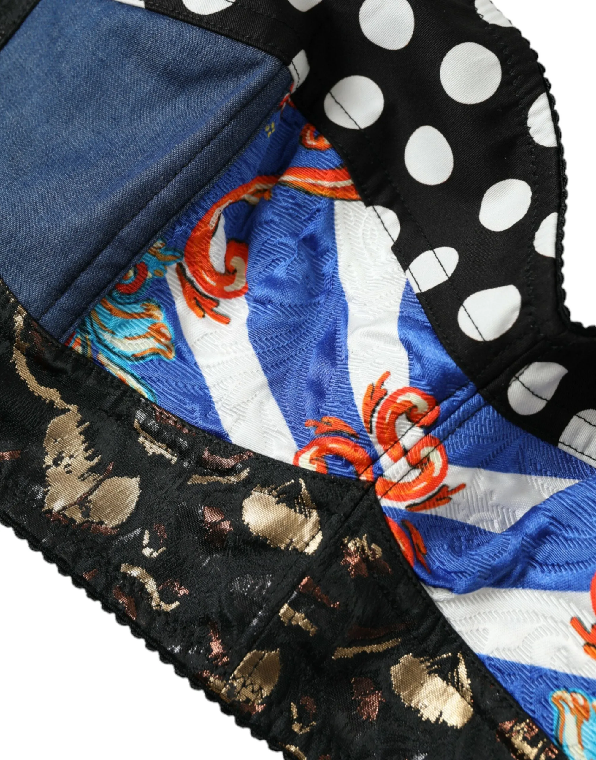 Floral Patchwork Bustier Crop Top sold by Louxly product image thumbnail 2