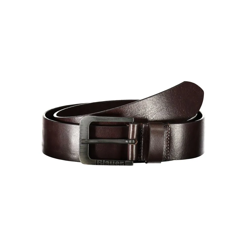 Elegant Iron Leather Belt with Metal Buckle sold by Louxly