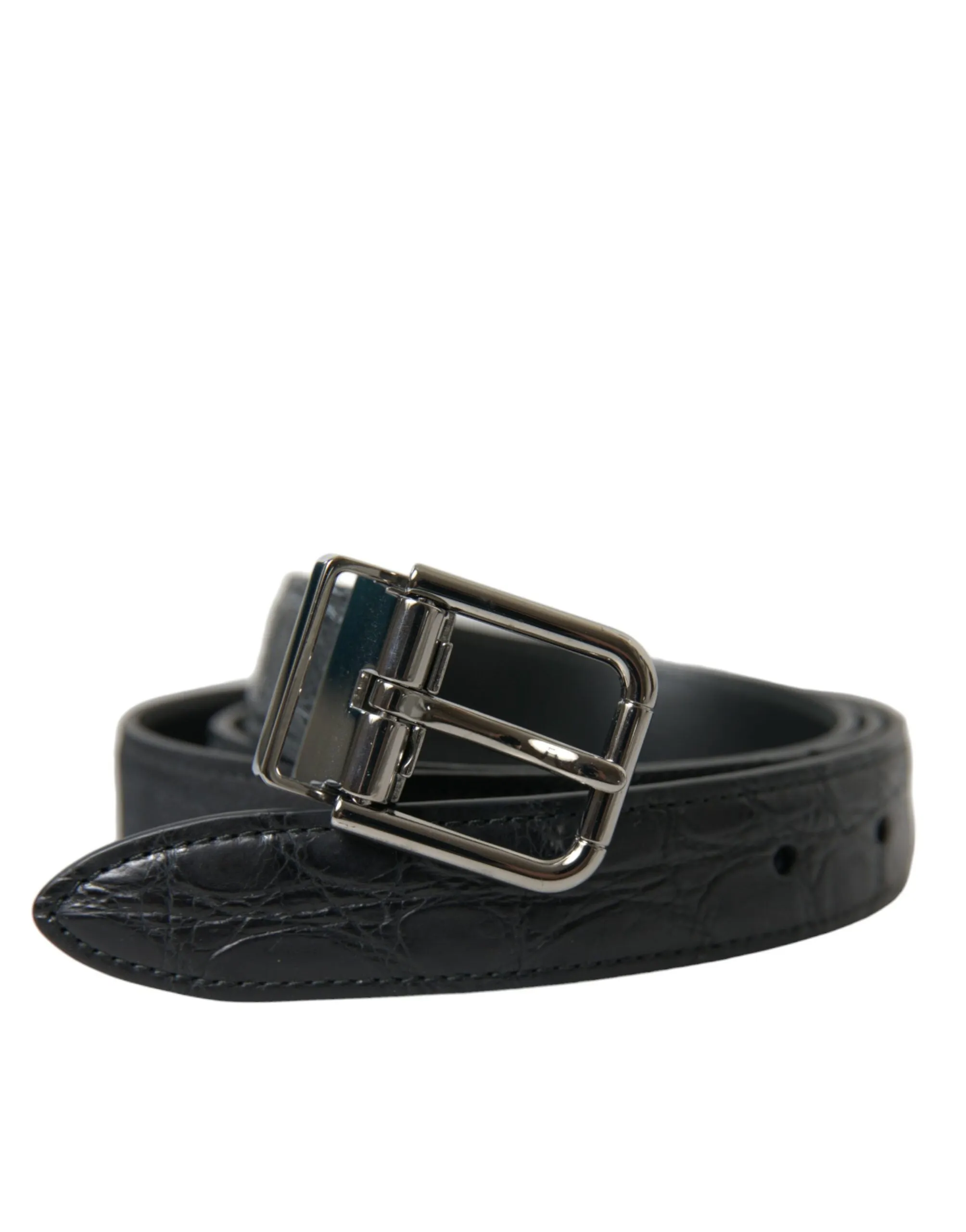 Elegant Leather Belt with Metal Buckle sold by Louxly