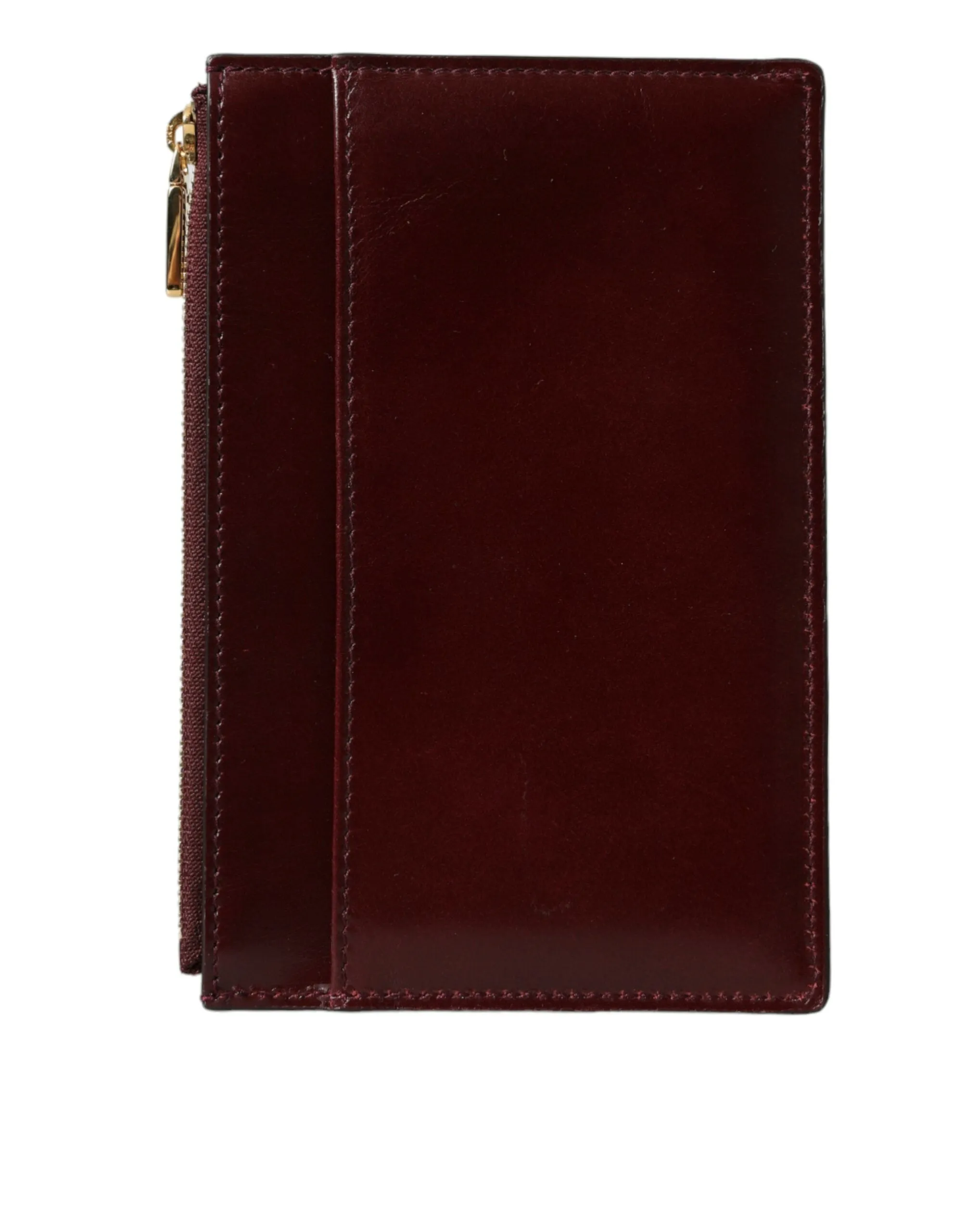 Maroon Leather Card Holder Wallet sold by Louxly product image thumbnail 3