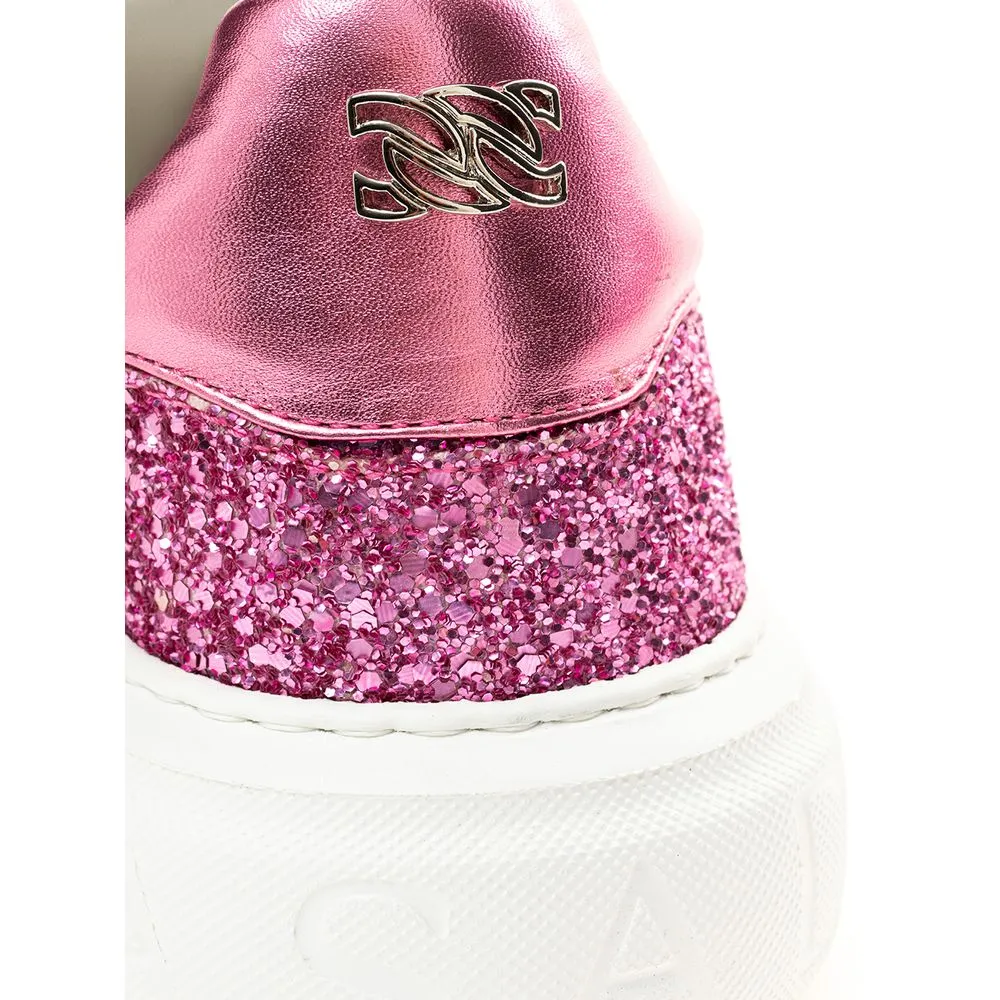 Fuchsia Leather Sneaker sold by Louxly product image thumbnail 5