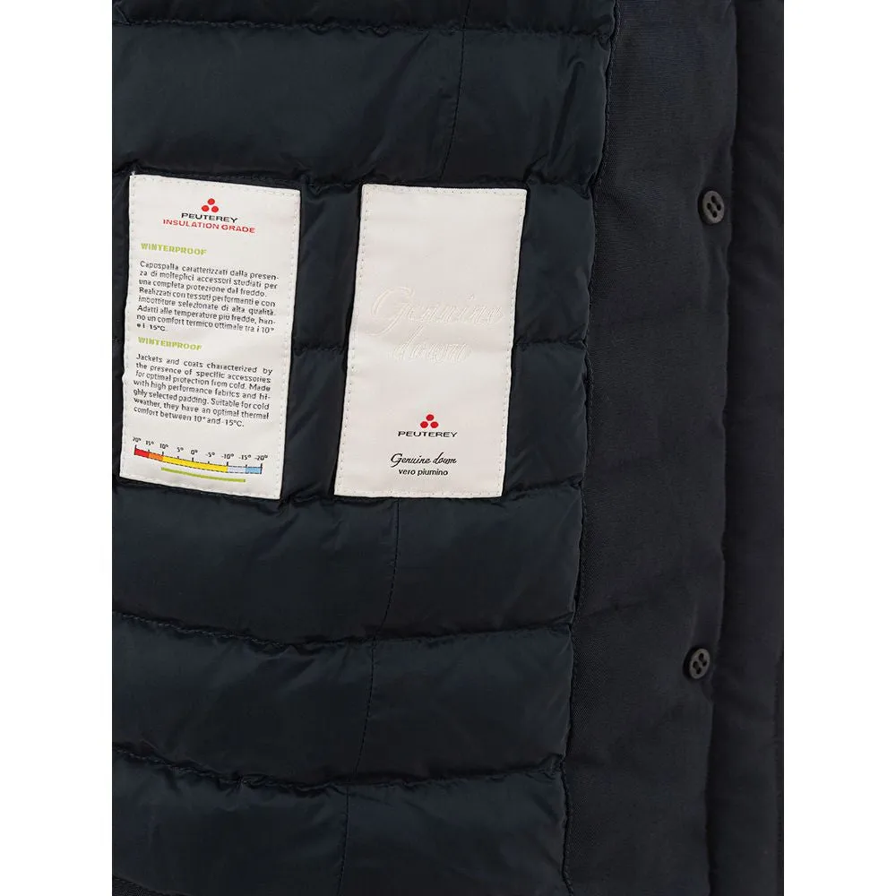 Elegant Blue Polyamide Jacket for Women sold by Louxly product image thumbnail 5