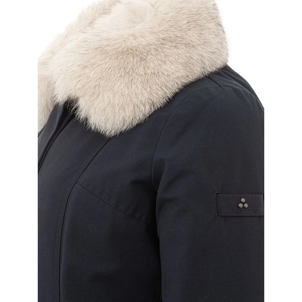 Elegant Blue Polyamide Jacket for Women sold by Louxly product image thumbnail 3