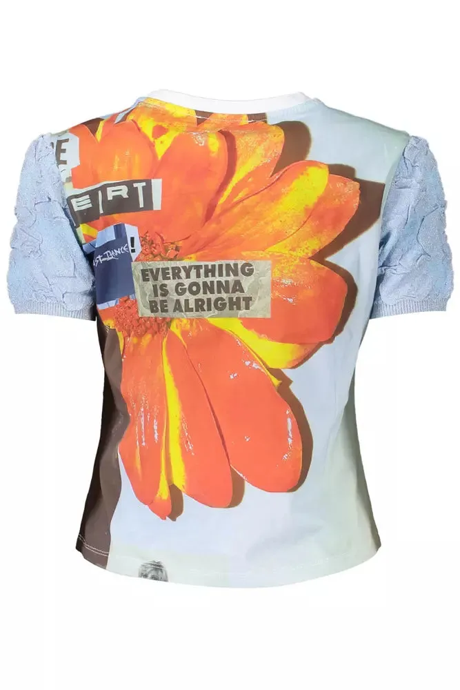 Light Blue Cotton Women Top sold by Louxly product image thumbnail 2