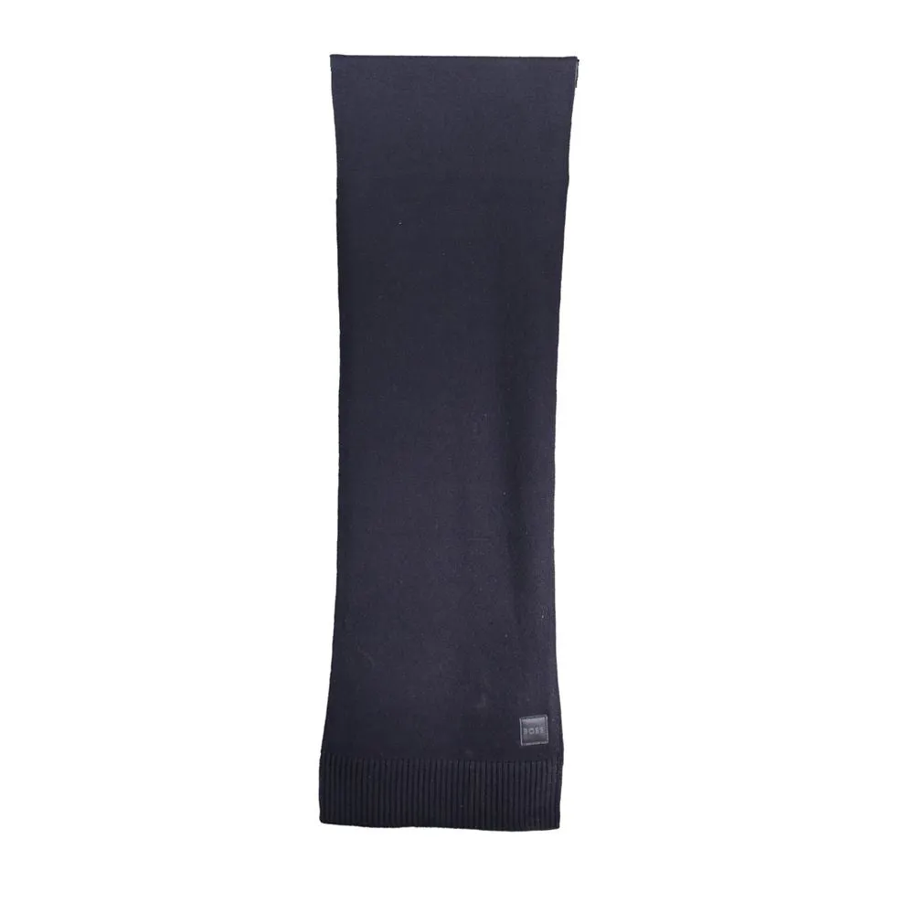 Blue Wool Mens Scarf sold by Louxly product image thumbnail 3