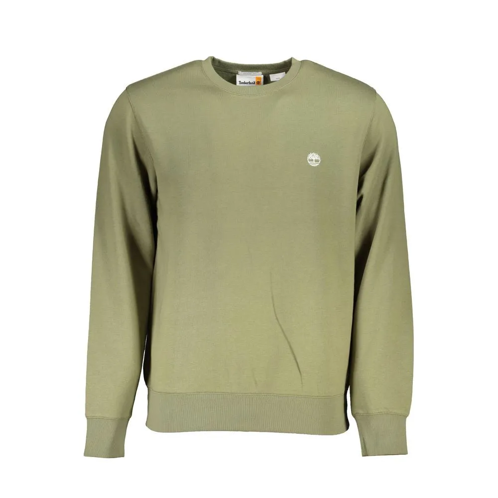 Classic Green Crew Neck Fleece Sweatshirt sold by Louxly