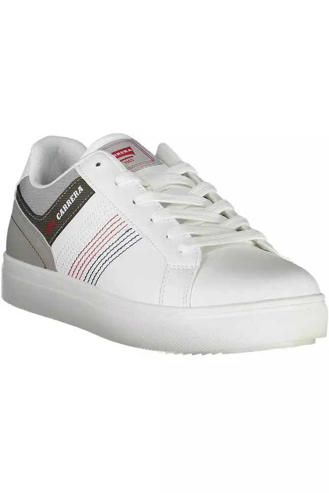 White Eco Leather Men Sneaker sold by Louxly product image thumbnail 2