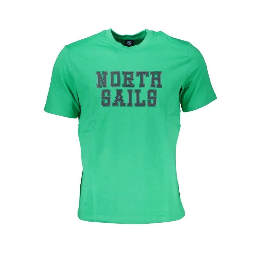 Green Cotton T-Shirt sold by Louxly