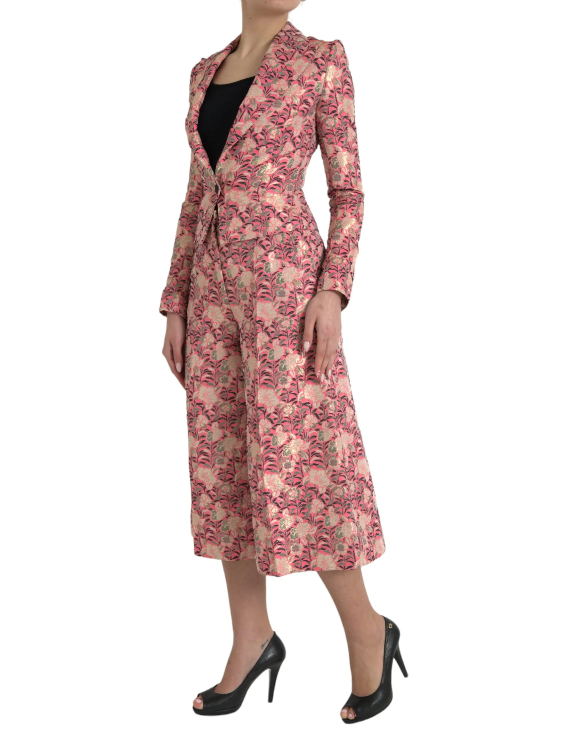 Elegant Pink Slim Fit Two-Piece Suit sold by Louxly product image thumbnail 2