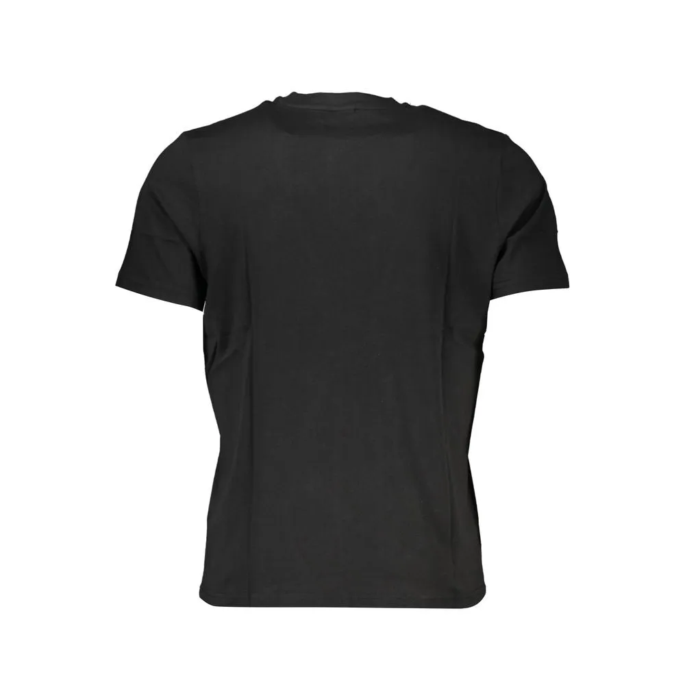 Black Cotton T-Shirt sold by Louxly product image thumbnail 2