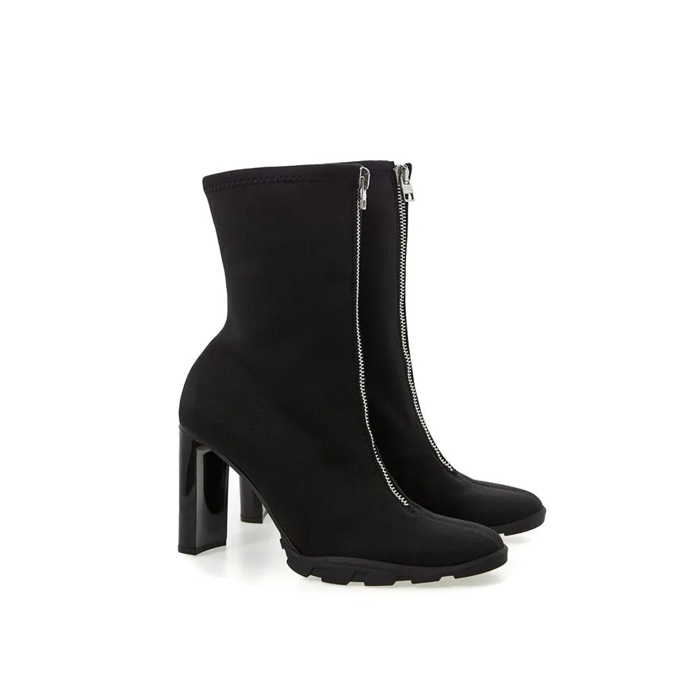 Sleek Neoprene Leather Boots sold by Louxly product image thumbnail 3