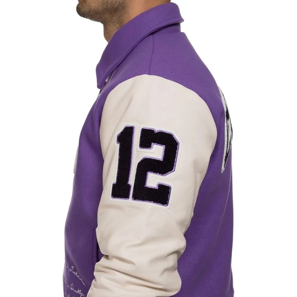 Purple Polyester Jacket sold by Louxly product image thumbnail 4