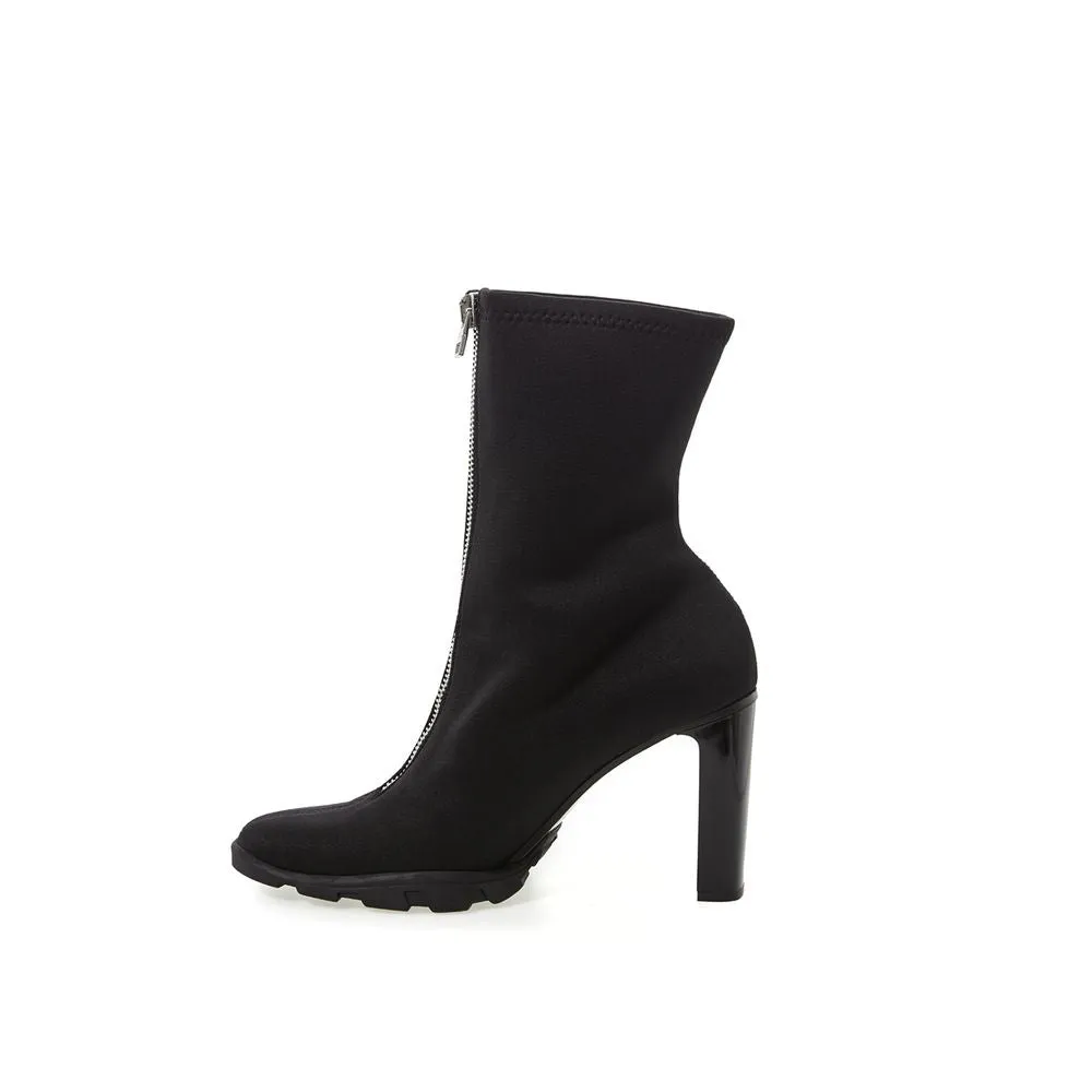 Sleek Neoprene Leather Boots sold by Louxly product image thumbnail 2
