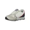 White Polyester Sneaker sold by Louxly