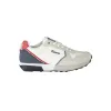 White Polyester Sneaker sold by Louxly