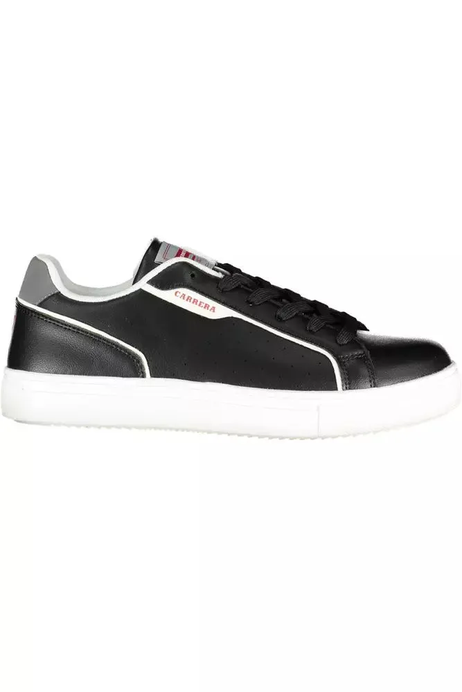 Black Polyethylene Men Sneaker sold by Louxly