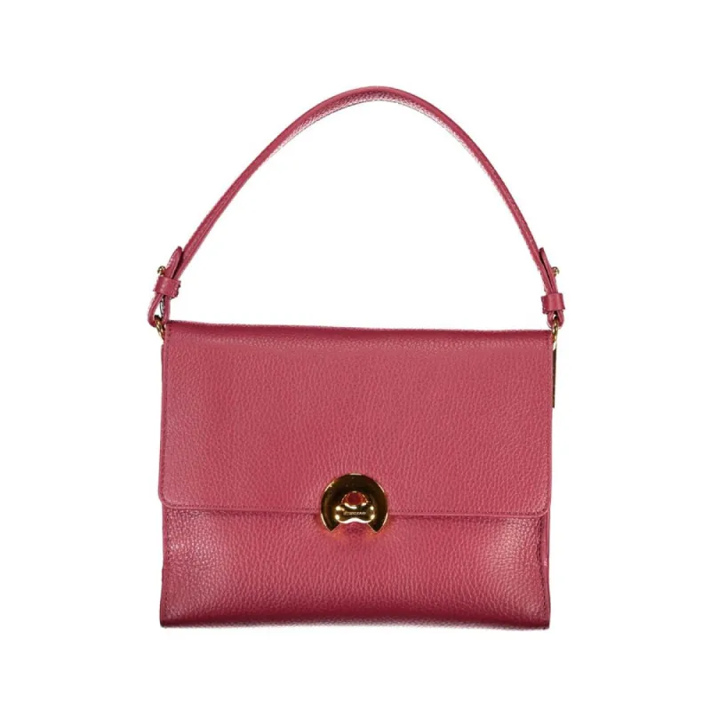 Red Leather Handbag sold by Louxly