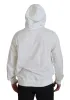 Stunning White Hooded Sweater sold by Louxly