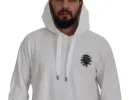 Stunning White Hooded Sweater sold by Louxly