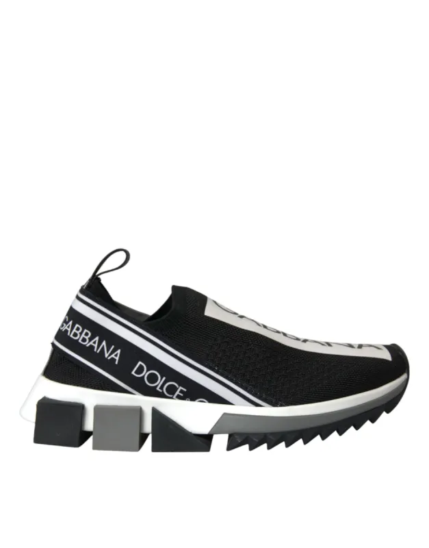 Black White Slip On Sorrento Sneakers Shoes sold by Louxly