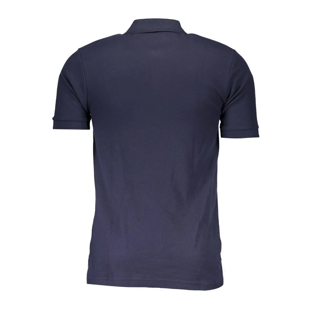 Blue Cotton Polo Shirt sold by Louxly product image thumbnail 2