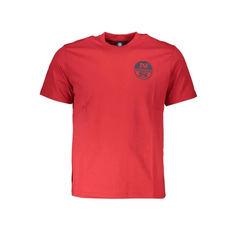 Red Cotton T-Shirt sold by Louxly