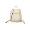 Elegant White Backpack with Contrast Details sold by Louxly