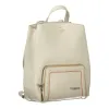 Elegant White Backpack with Contrast Details sold by Louxly