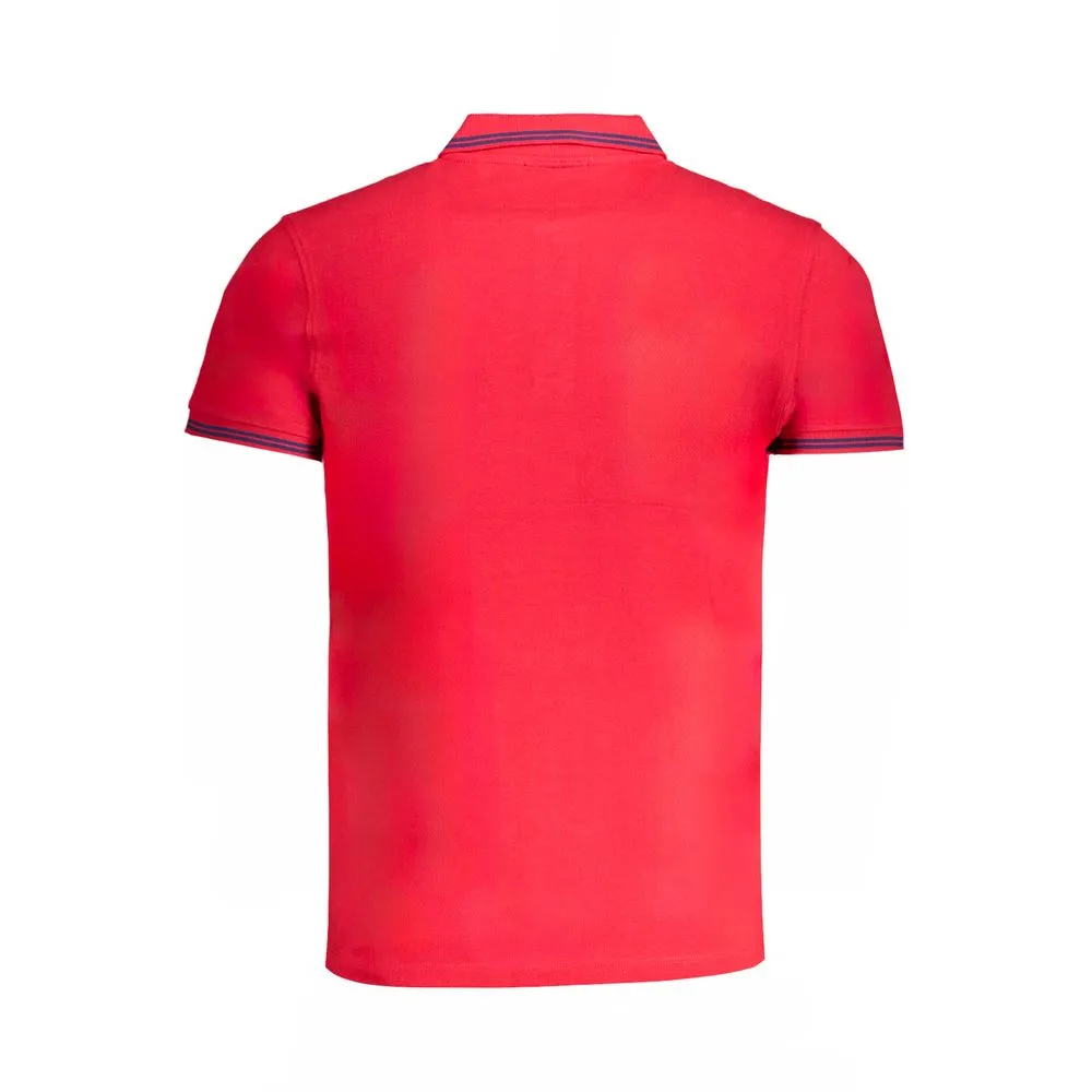 Red Cotton Polo Shirt sold by Louxly product image thumbnail 2