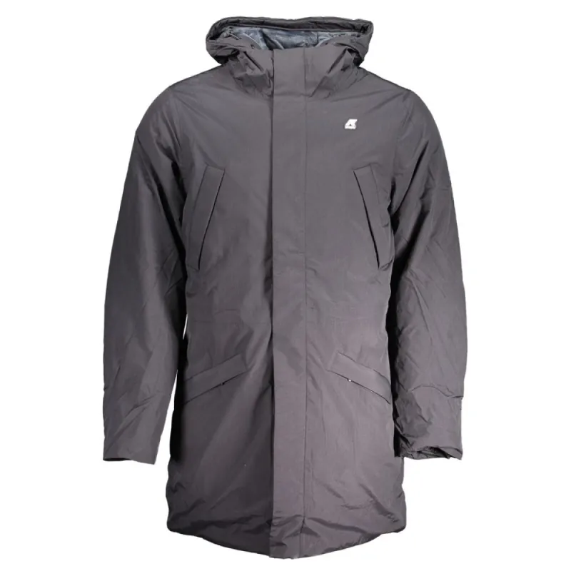 Black Polyamide Jacket sold by Louxly