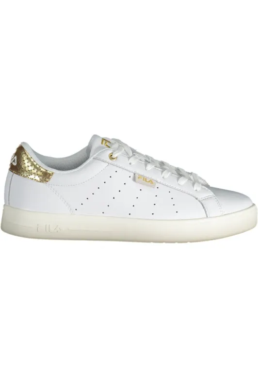 White Leather Women Sneaker sold by Louxly