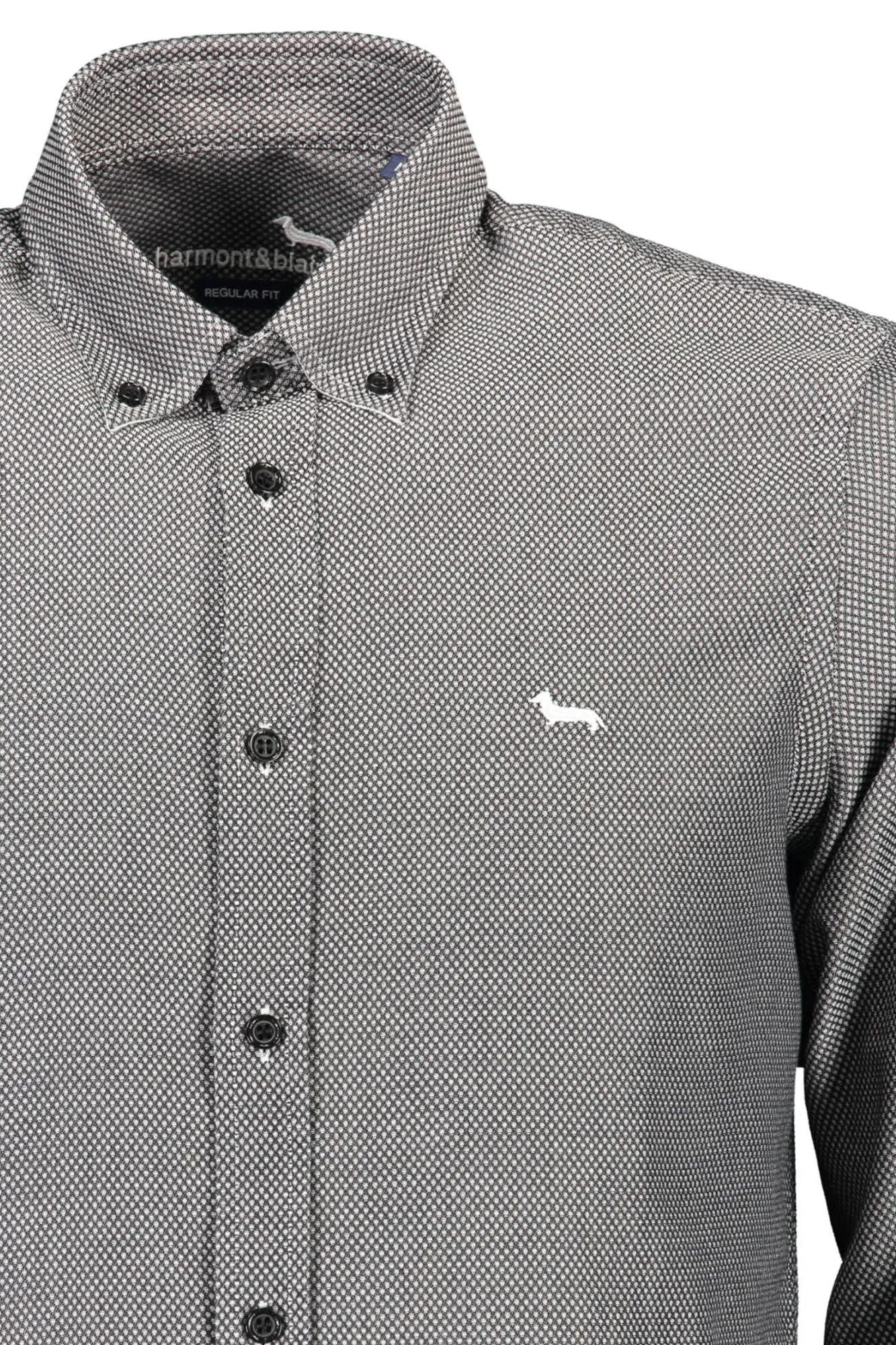 Black Cotton Men Shirt sold by Louxly product image thumbnail 3