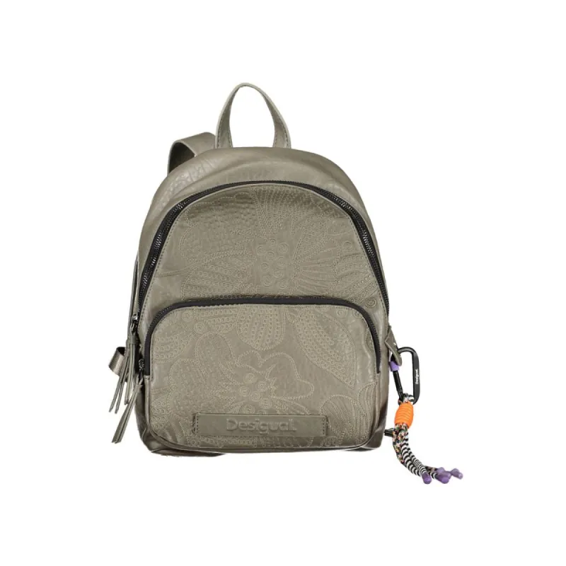 Chic Artisanal Backpack with Contrasting Details sold by Louxly