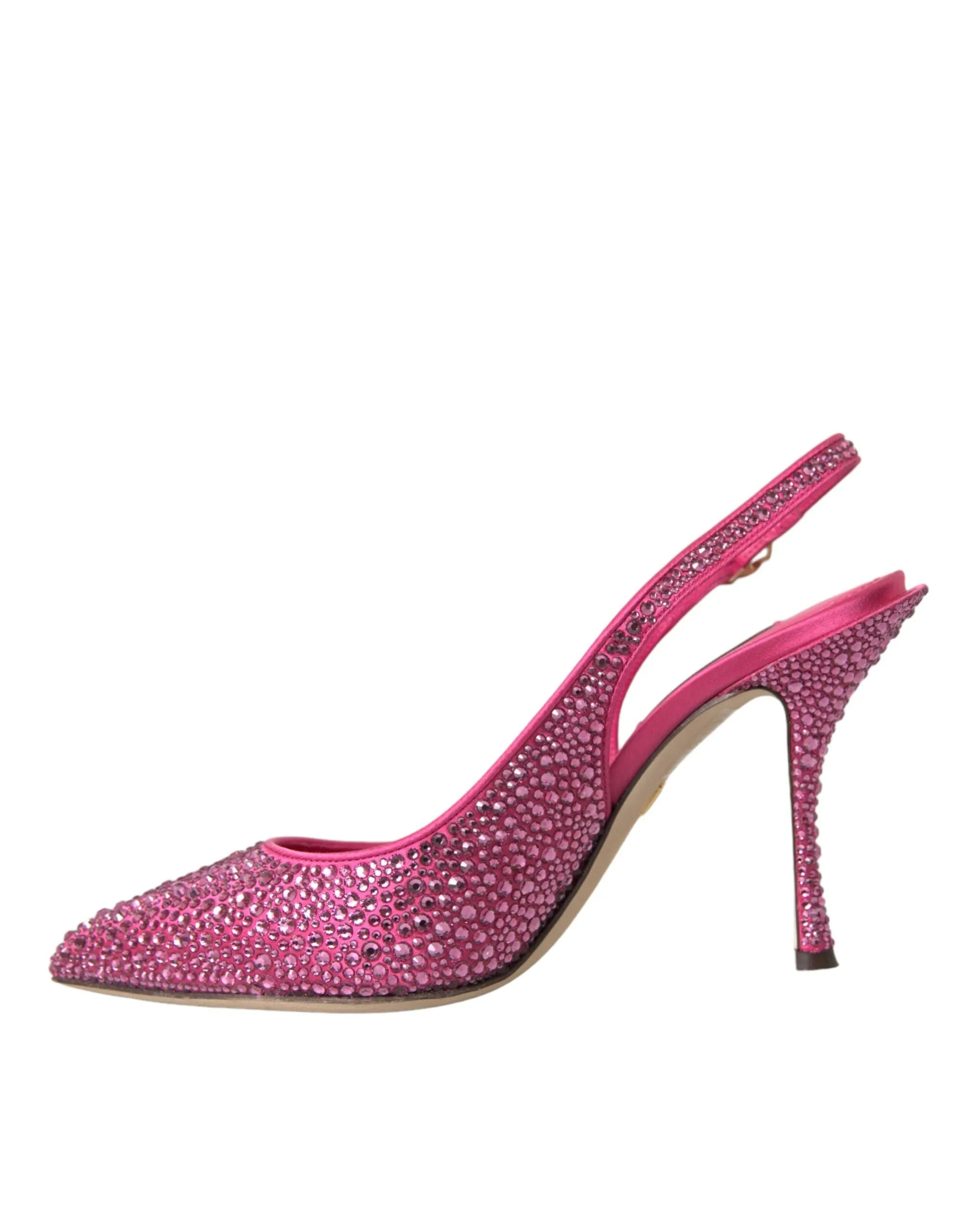 Pink Slingbacks Crystal Pumps Shoes sold by Louxly product image thumbnail 5