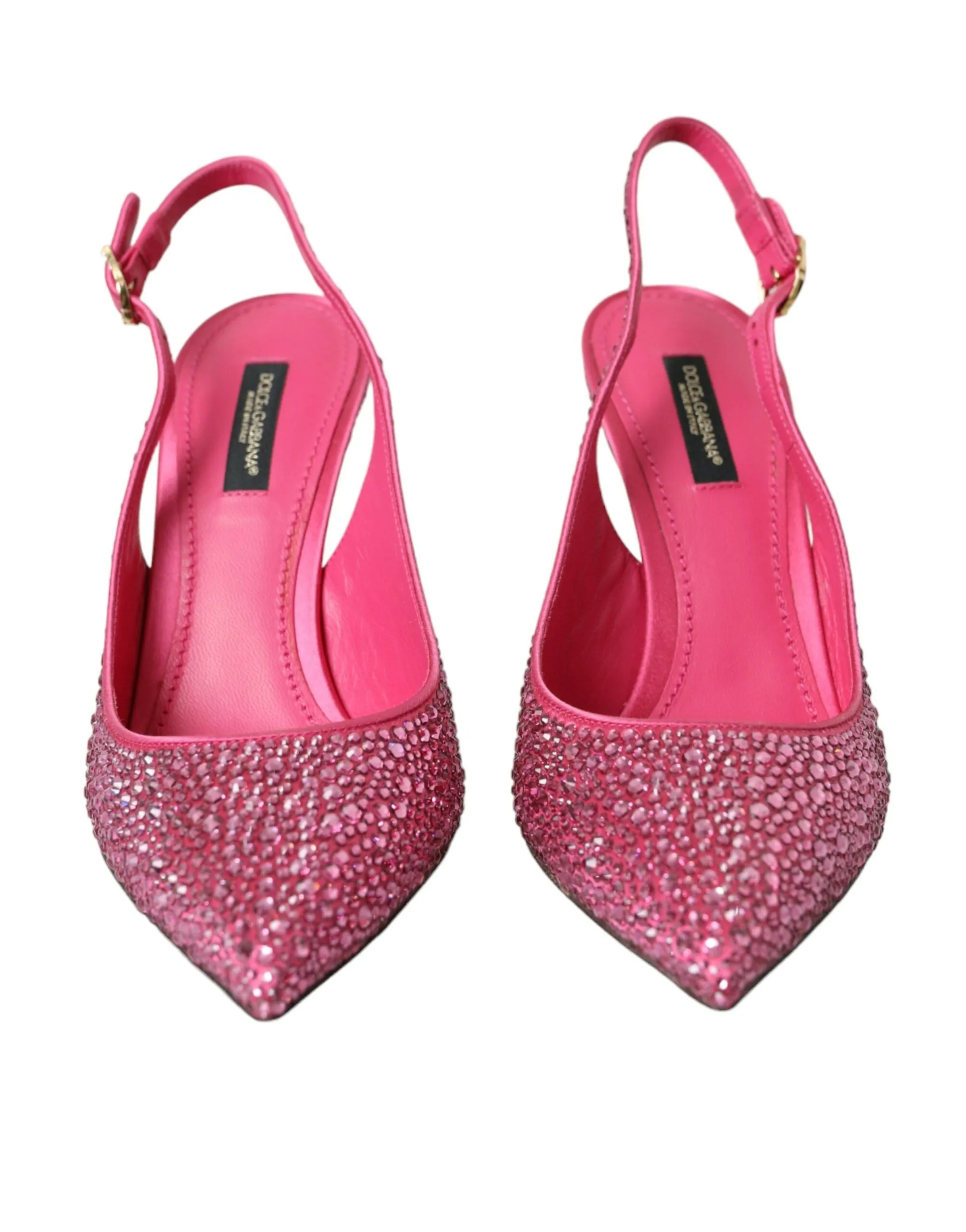 Pink Slingbacks Crystal Pumps Shoes sold by Louxly product image thumbnail 2