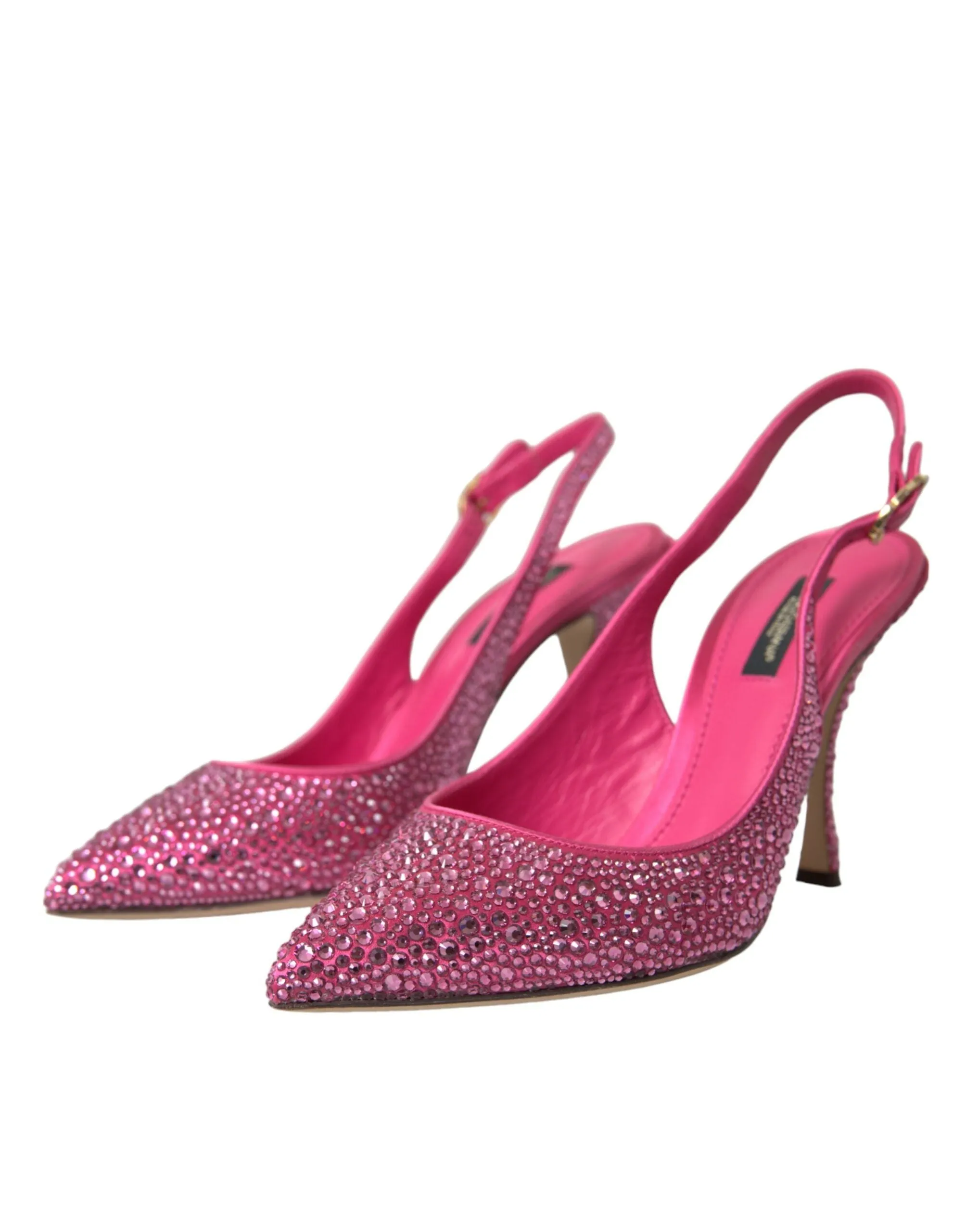 Pink Slingbacks Crystal Pumps Shoes sold by Louxly product image thumbnail 3