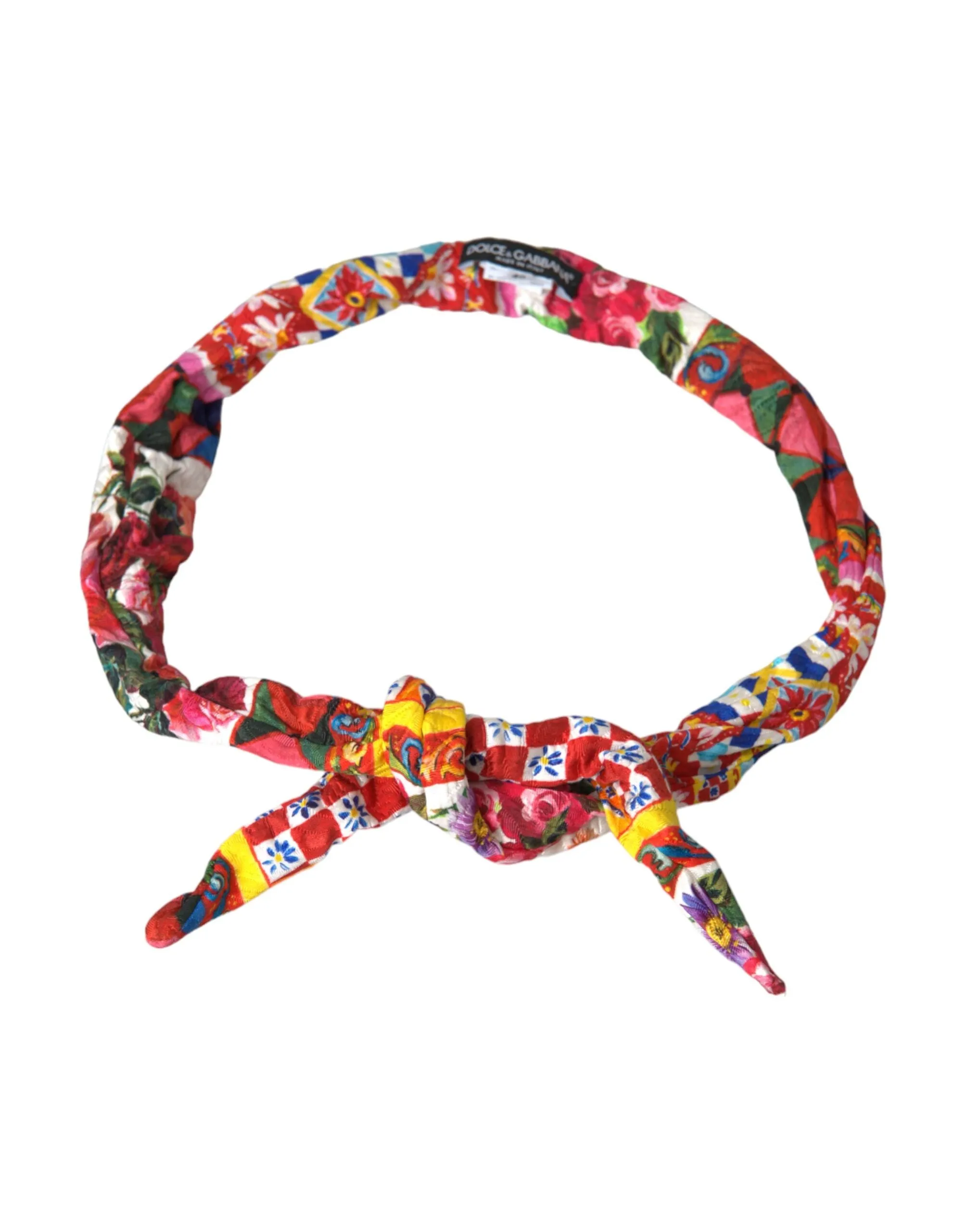 Multicolor Carretto Print Waist Belt sold by Louxly product image thumbnail 2