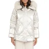 White Polyester Jackets & Coat sold by Louxly