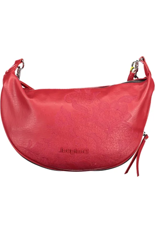 Red Polyethylene Handbag sold by Louxly