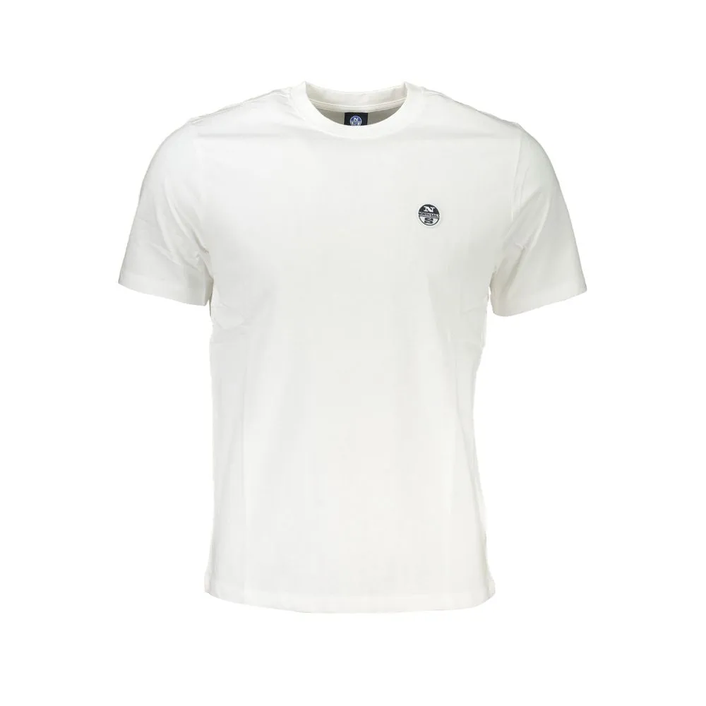 White Cotton T-Shirt sold by Louxly
