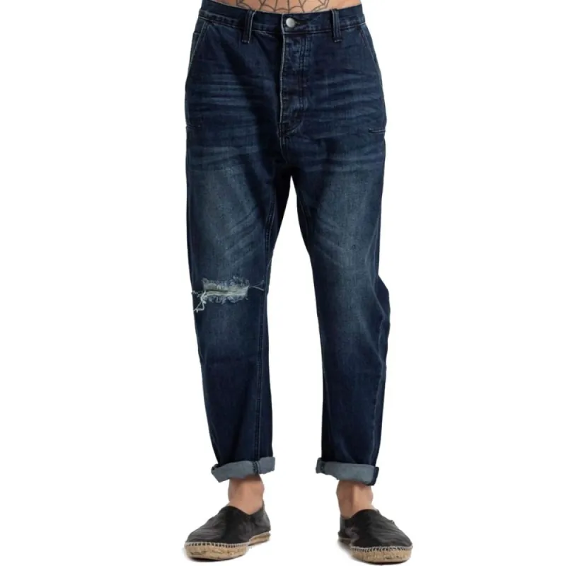 Blue Cotton Men's Jeans sold by Louxly