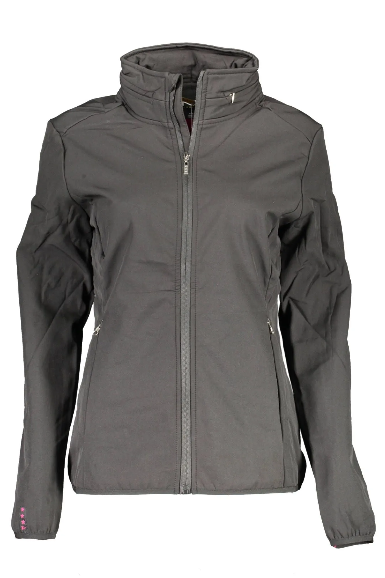 Black Polyester Women Jacket sold by Louxly