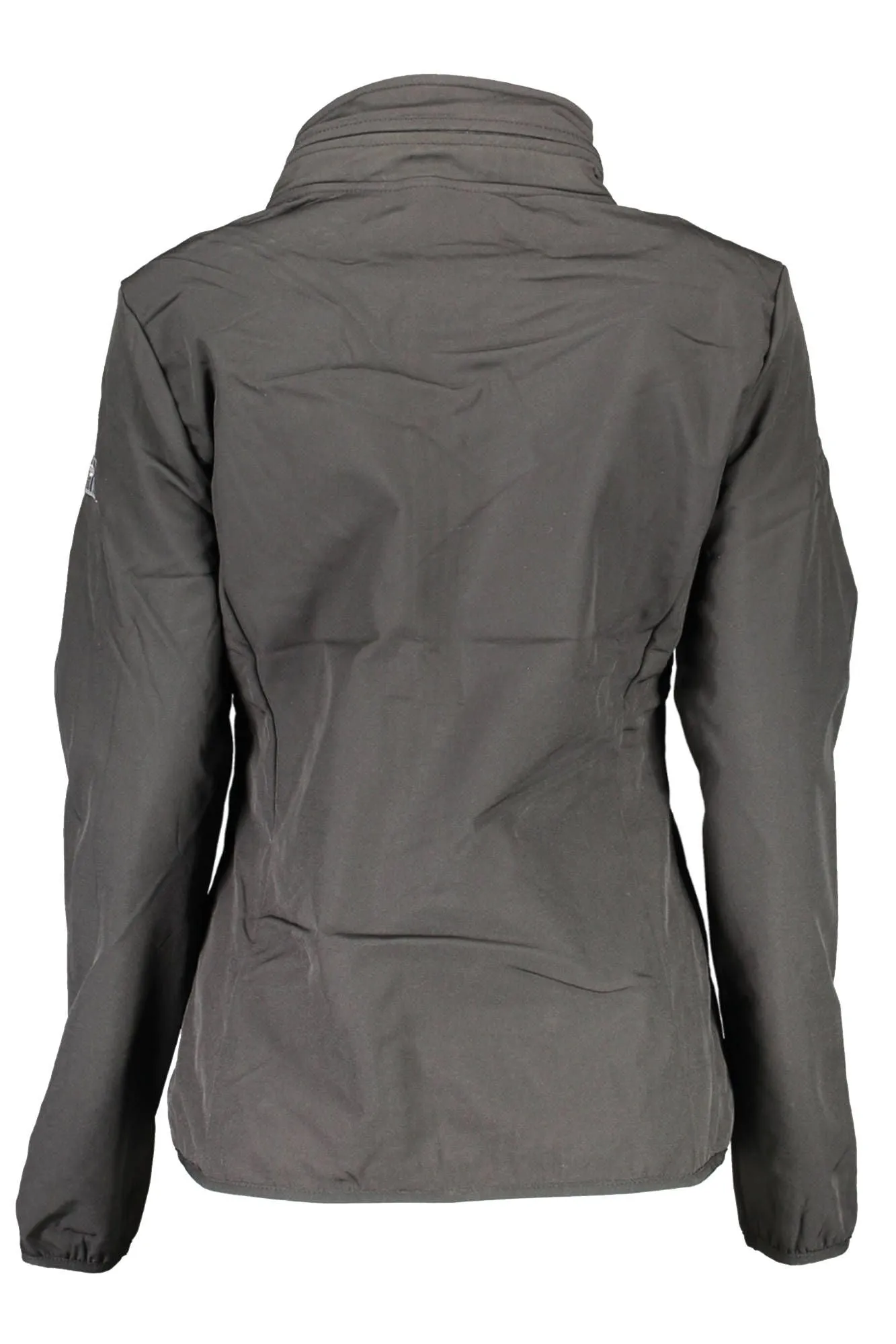 Black Polyester Women Jacket sold by Louxly product image thumbnail 2