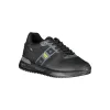 Sleek Black Sneakers with Contrast Accents sold by Louxly