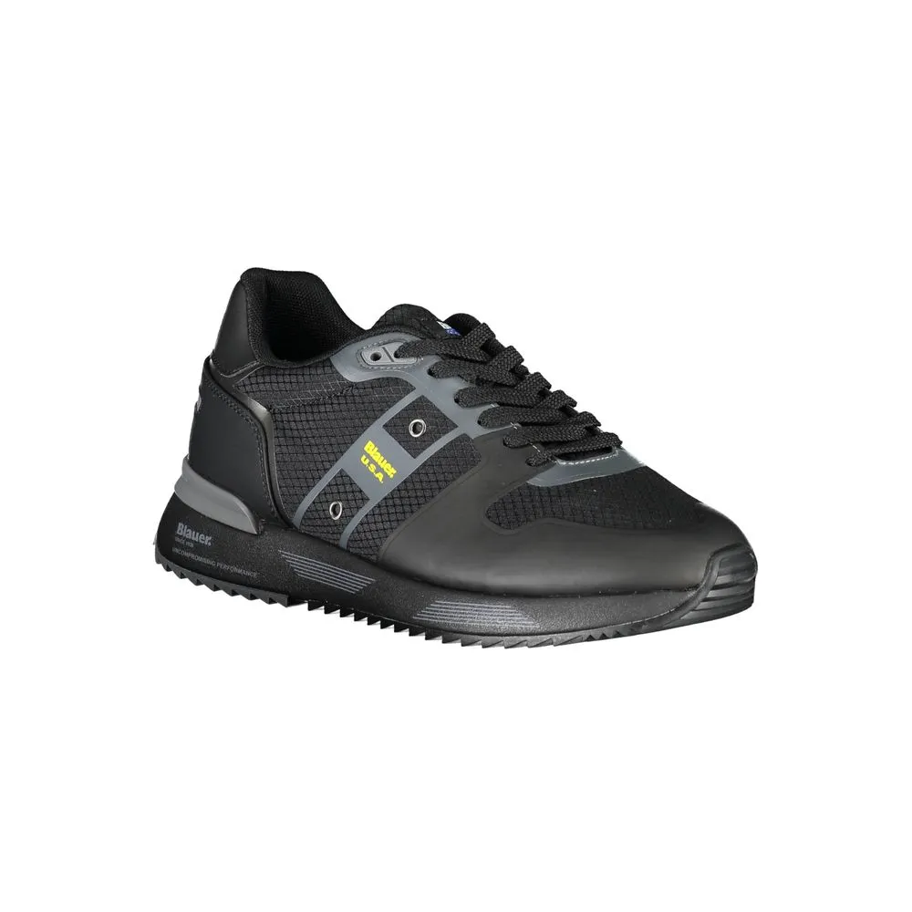 Sleek Black Sneakers with Contrast Accents sold by Louxly product image thumbnail 3