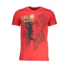 Red Cotton T-Shirt sold by Louxly