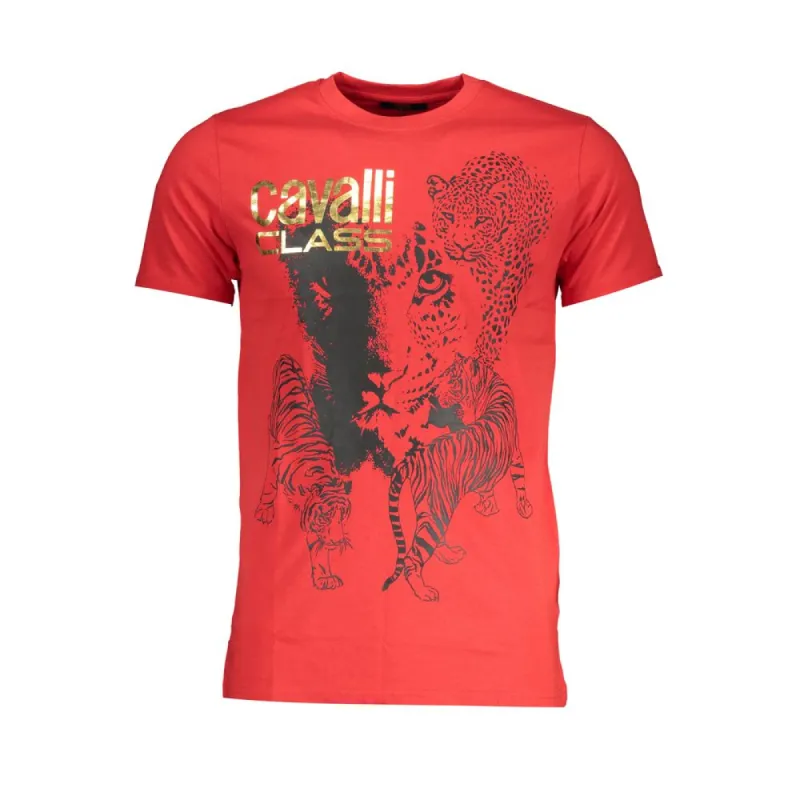 Red Cotton T-Shirt sold by Louxly